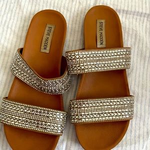 Steve Madden rhinestone sandals